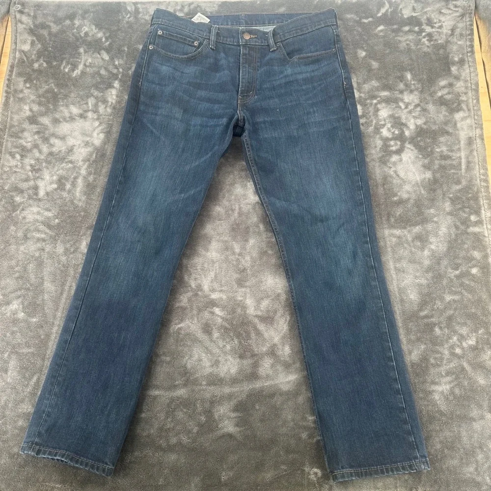 Levis 511 Slim Fit Jeans‎ Mens 36x32 Dark Wash Blue Denim 04511-1234R